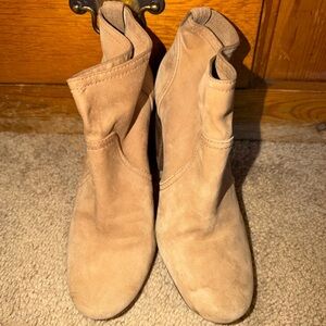 Tory Burch Suede Ankle Boots